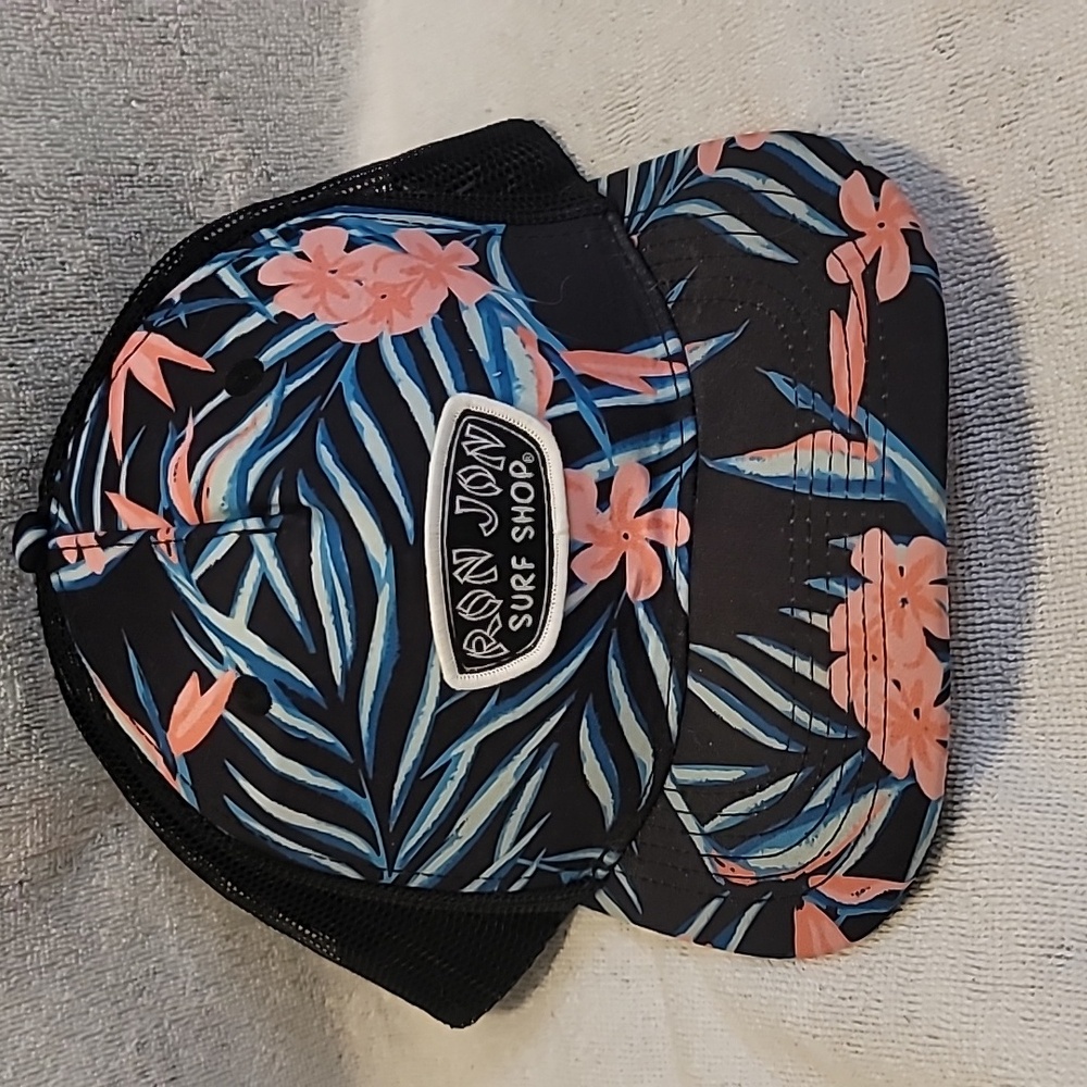 Ron Jon Black Mesh Trucker Hat